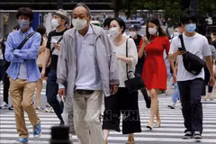 Người dân Nhật Bản. (Ảnh: AFP/TTXVN)