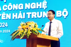 Ông Lê Xuân Định, Thứ trưởng Bộ Khoa học và Công nghệ phát biểu khai mạc hội nghị. (Ảnh: Võ Dung/TTXVN)