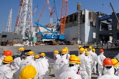 Nhà máy hạt nhân Fukushima số 1. (Nguồn: AFP)