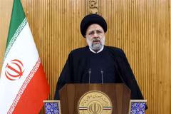 Tổng thống Iran Ebrahim Raisi. (Ảnh: AFP/TTXVN)