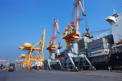 Cảng Tân Vũ, Hải Phòng. (Nguồn: TTXVN)