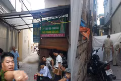 Hiện trường vụ việc (Ảnh: Cộng tác viên/Vietnam+)