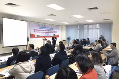 Hội nghị khoa học toàn quốc về Dệt may-Da giày lần thứ 2 được tổ chức sáng 15/1, tại Hà Nội. (Ảnh: Đức Duy/Vietnam+)