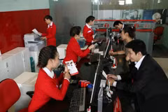 Giao dịch tại Maritime Bank. (Nguồn: Maritime Bank).