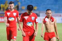 Thanh Hóa thua ngỡ ngàng với tỷ số rất đậm trước đội gần bét bảng. (Ảnh: Minh Chiến/Vietnam+)