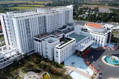 Cơ sở mới của Bệnh viện Đa khoa Đồng Tháp tọa lạc tại ấp 3, xã Mỹ Tân, thành phố Cao Lãnh. (Ảnh: Nhựt An/TTXVN)