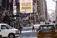 Quảng trường Thời đại ở New York, Mỹ. (Ảnh: THX/TTXVN)