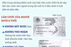 Từ ngày 1/7/2024, lần đầu tiên người dưới 6 tuổi được cấp thẻ căn cước