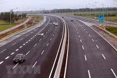 Một đoạn cao tốc Hà Nội-Hải Phòng. (Ảnh: Huy Hùng/TTXVN)