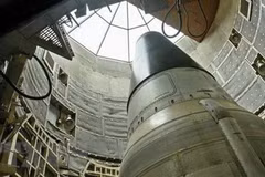 Tên lửa liên lục địa mang đầu đạn hạt nhân Titan II của Mỹ. (Ảnh: Sputnik/TTXVN)