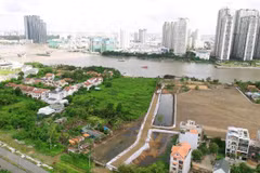 Một góc Khu đô thị mới Thủ Thiêm. (Ảnh: Quang Nhựt/TTXVN)