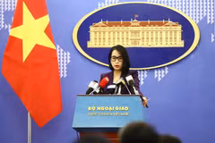 Người Phát ngôn Bộ Ngoại giao Phạm Thu Hằng. (Ảnh: Lâm Khánh/TTXVN)