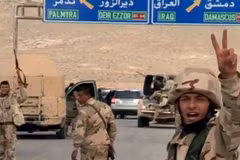 Một mũi tiến công của quân đội Syria áp sát thành phố cổ Palmyra. (Ảnh: Reuters)