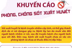 [Infographics] Bộ Y tế khuyến cáo phòng, chống sốt xuất huyết
