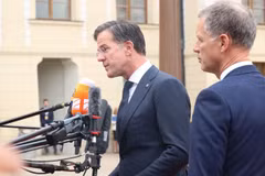 Thủ tướng Hà Lan Mark Rutte. (Ảnh: Ngọc Biên/TTXVN) 