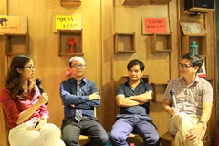 Các nhà báo tham dự buổi Tọa đàm bàn về chủ đề quay lén trong hoạt động báo chí điều tra. (Ảnh: BTC)