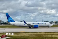 Máy bay của Hãng hàng không United Airlines. (Ảnh minh họa: TTXVN)