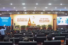 Phiên khai mạc Kỳ họp thứ 16, Hội đồng Nhân dân thành phố Đà Nẵng khóa IX. (Nguồn: hdnd.danang.gov.vn)