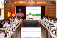 Ông Nguyễn Trọng Nghĩa, Uỷ viên Bộ Chính trị, Bí thư Trung ương Đảng, Trưởng Ban Tuyên giáo Trung ương, Thường trực Tiểu ban phát biểu chỉ đạo. (Ảnh: Phương Hoa/TTXVN)