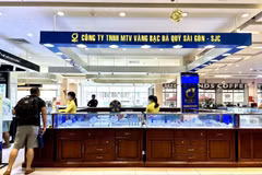 Một cửa hàng vàng của Công ty SJC. (Nguồn: TTXVN)