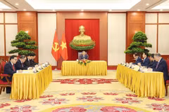 Tổng Bí thư, Chủ tịch nước Tô Lâm điện đàm với Tổng thống Liên bang Nga Vladimir Putin. (Ảnh: Trí Dũng/TTXVN)