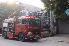 Hiện trường vụ tai nạn. (Ảnh: Thái Hùng/TTXVN)