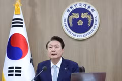 Tổng thống Hàn Quốc Yoon Suk Yeol. (Ảnh: Yonhap/TTXVN)