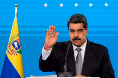 Đương kim Tổng thống Nicolas Maduro Venezuela chính thức tranh cử nhiệm kỳ ba. (Ảnh: AFP/TTXVN)