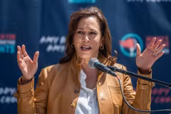 Phó Tổng thống Mỹ Kamala Harris. (Ảnh: AFP/TTXVN)