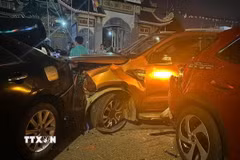 Tai nạn liên hoàn trên cao tốc Tuyên Quang-Phú Thọ, nhiều người bị thương