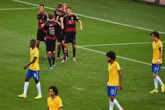 Các cầu thủ Brazil bị cho điểm 0 trong trận thảm bại trước Đức