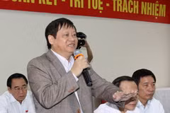 Đại biểu Quốc hội tỉnh Hải Dương, ông Vũ Văn Hiền phát biểu ý kiến. (Ảnh: Thái Bình/TTXVN)