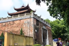 Bắc Môn - một trong những cổng thành còn lại của Hoàng thành Thăng Long. (Ảnh: Nhật Anh/TTXVN)