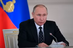 Tổng thống Nga Vladimir Putin. (Ảnh: AFP/TTXVN)