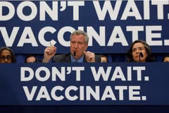 Thị trưởng Bill de Blasio tuyên bố tình trạng khẩn cấp về sức khỏe cộng đồng. (Nguồn: telegraph)
