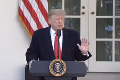 Tổng thống Mỹ Donald Trump. (Ảnh: THX/TTXVN)