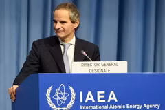Ông Rafael Mariano Grossi phát biểu tại phiên họp của IAEA tại Vienna, Áo, ngày 2/12/2019. (Nguồn: THX/TTXVN) 