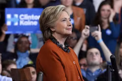 Ứng viên đảng Dân chủ, cựu Ngoại trưởng Hillary Clinton. (Nguồn: Getty Images)