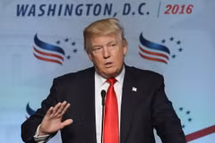 Ông Donald Trump phát biểu tại thủ đô Washington, Mỹ ngày 10/6. (Nguồn: AFP/TTXVN)