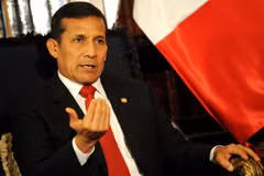 Tổng thống Peru Ollanta Humala. (Nguồn: AFP)