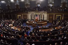 Một phiên họp của Quốc hội Mỹ. (Nguồn: Washington Examiner/TTXVN) 