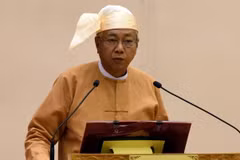 Tổng thống Myanmar Htin Kyaw. (Nguồn: THX/TTXVN)