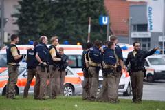 Cảnh sát đặc nhiệm được triển khai ở Munich. (Nguồn: AFP/TTXVN)