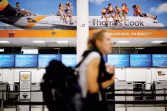 Đơn xin phá sản ngày 23/9 của Thomas Cook đã khiến gần 600.000 khách hàng của doanh nghiệp này bị mắc kẹt ở nhiều nơi trên thế giới. (Nguồn: AFP) 