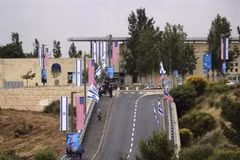 Đại sứ quán Mỹ tại Jerusalem. (Nguồn: TTXVN) 