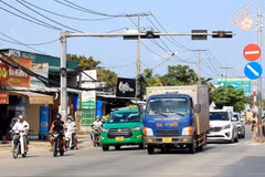 Một đoạn Quốc lộ 22, TP.HCM. (Ảnh: Hồng Đạt/TTXVN) 