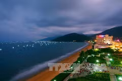 Bãi biển Quy Nhơn. (Ảnh: Ngọc Hà/TTXVN)