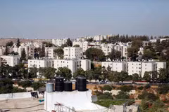 Khu định cư Do Thái ở thành phố Bờ Tây Hebron. (Nguồn: AFP/TTXVN)