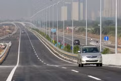 Đoạn cao tốc An Phú-Vành đai II trong ngày thông xe. (Ảnh: Hoàng Hải/TTXVN)