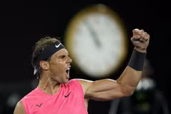 Nadal vào tứ kết Australian Open 2020. (Nguồn: Reuters)
